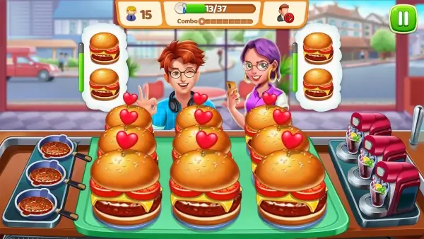 Jogos de Cozinha: Cooking Town MOD