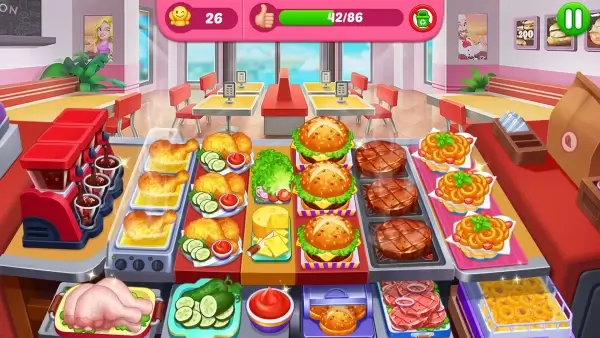 Crazy Cooking Diner: cozinha MOD