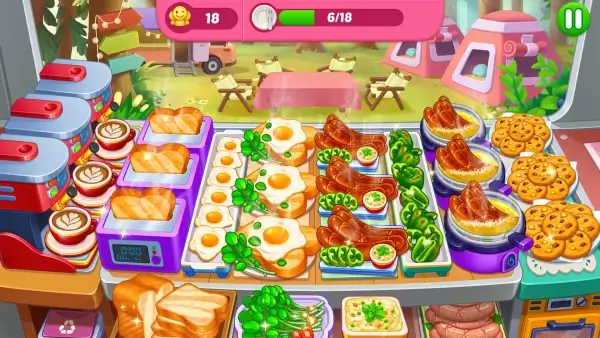 Crazy Cooking Diner: cozinha MOD