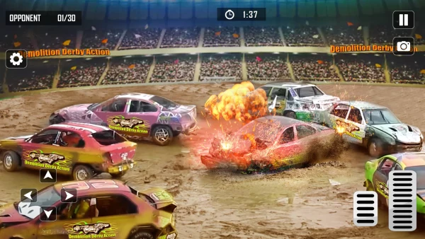 Derby demolição: luta carros MOD