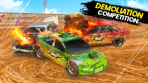 Derby demolição: luta carros MOD