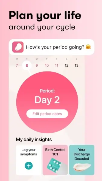 Calendário Menstrual Flo MOD