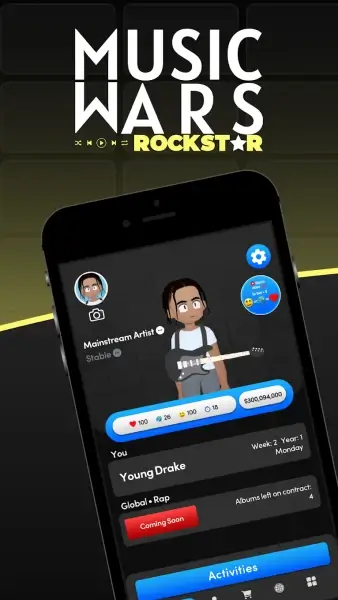 Music Wars Rockstar Rapper Sim MOD