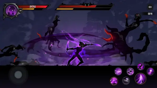 Shadow Knight Ninja Jogo Fight MOD